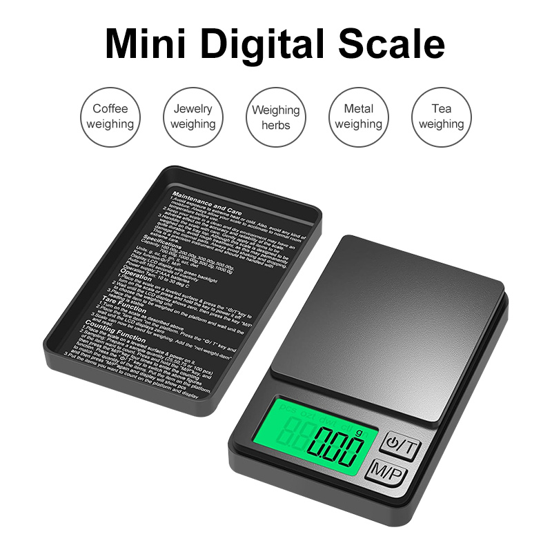 Candle Wax Scale - Mini-Taschen-Digitalwaage, LCD-Gramm, Lebensmittel, Schmuck, Unzen, Körner,