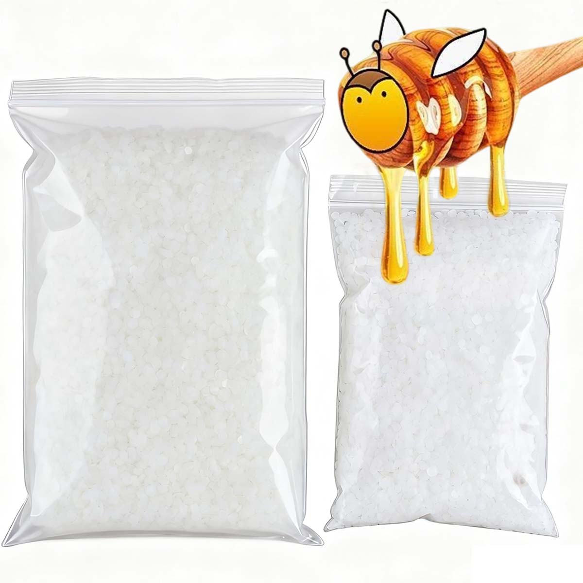 Candle Making Supplies Usa - 200g-1000g Weißes Bienenwachs Reines Natürliches Granulat