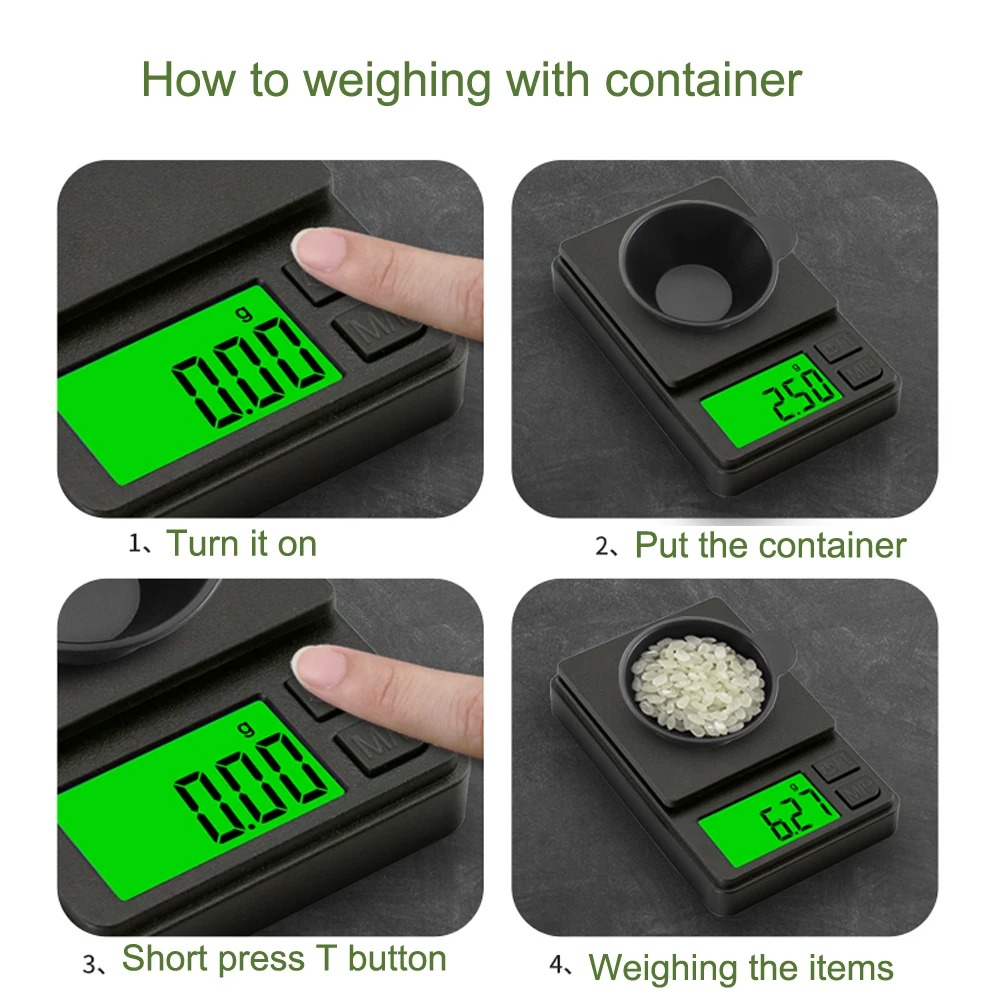 Candle Wax Scale - Präzisions-Taschenwaage 1000g X 0,01g - Digitale