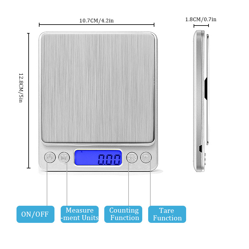 Candle Wax Scale - Taschen-Digitalwaage, elektronische Waage, 3 kg, 0,1