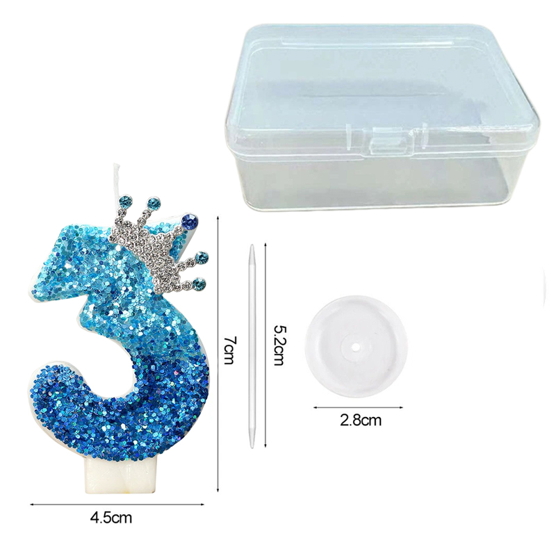 Kreative Pfauenblau-Krone Digi – Candle Supplies Usa Bewertung und Preis