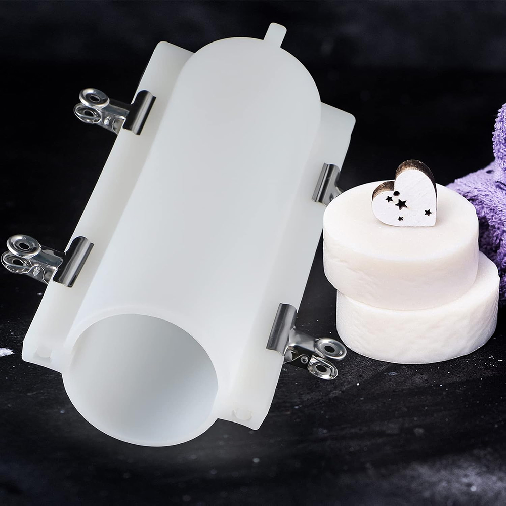 Große Zylinder-Seifenform mit  – Candle Supplies In Bulk Bewertung und Preis