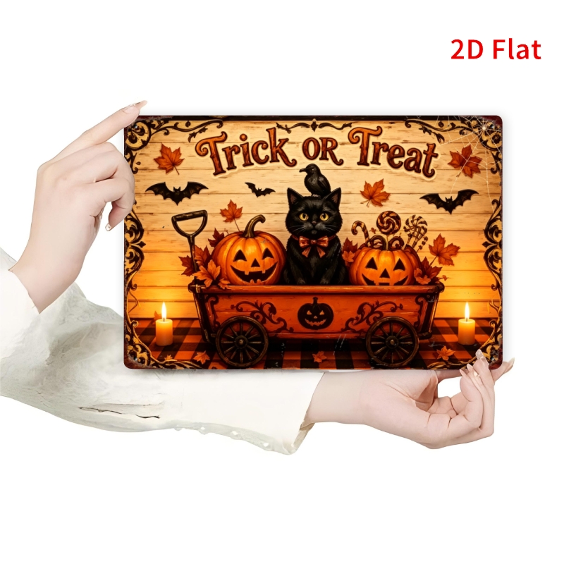 CIFBUY Vintage Farm Halloween  – Black Tin Candle Bewertung und Preis