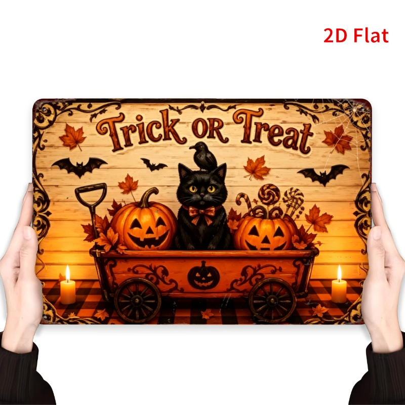 CIFBUY Vintage Farm Halloween  – Black Tin Candle Bewertung und Preis