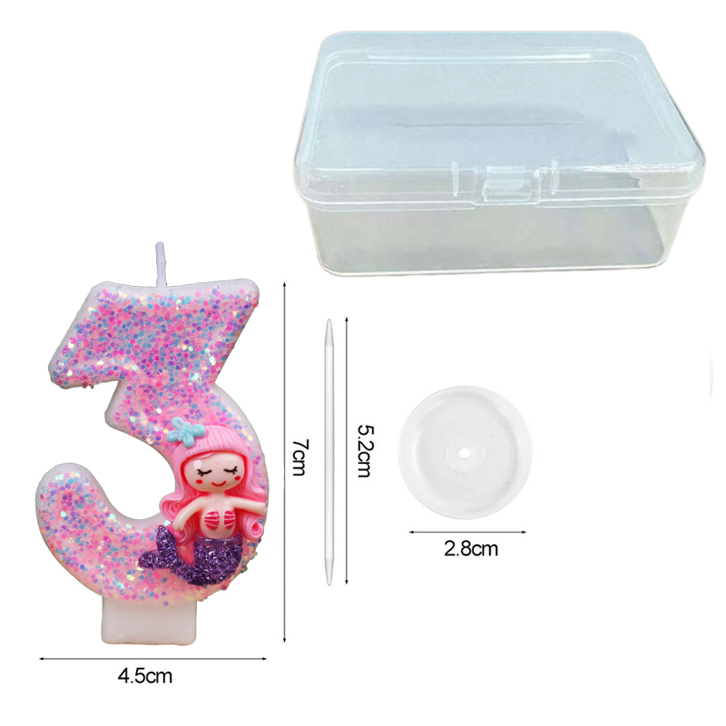 Kreative Rosa Meerjungfrau 0-9 – Candle Supplies Usa Bewertung und Preis