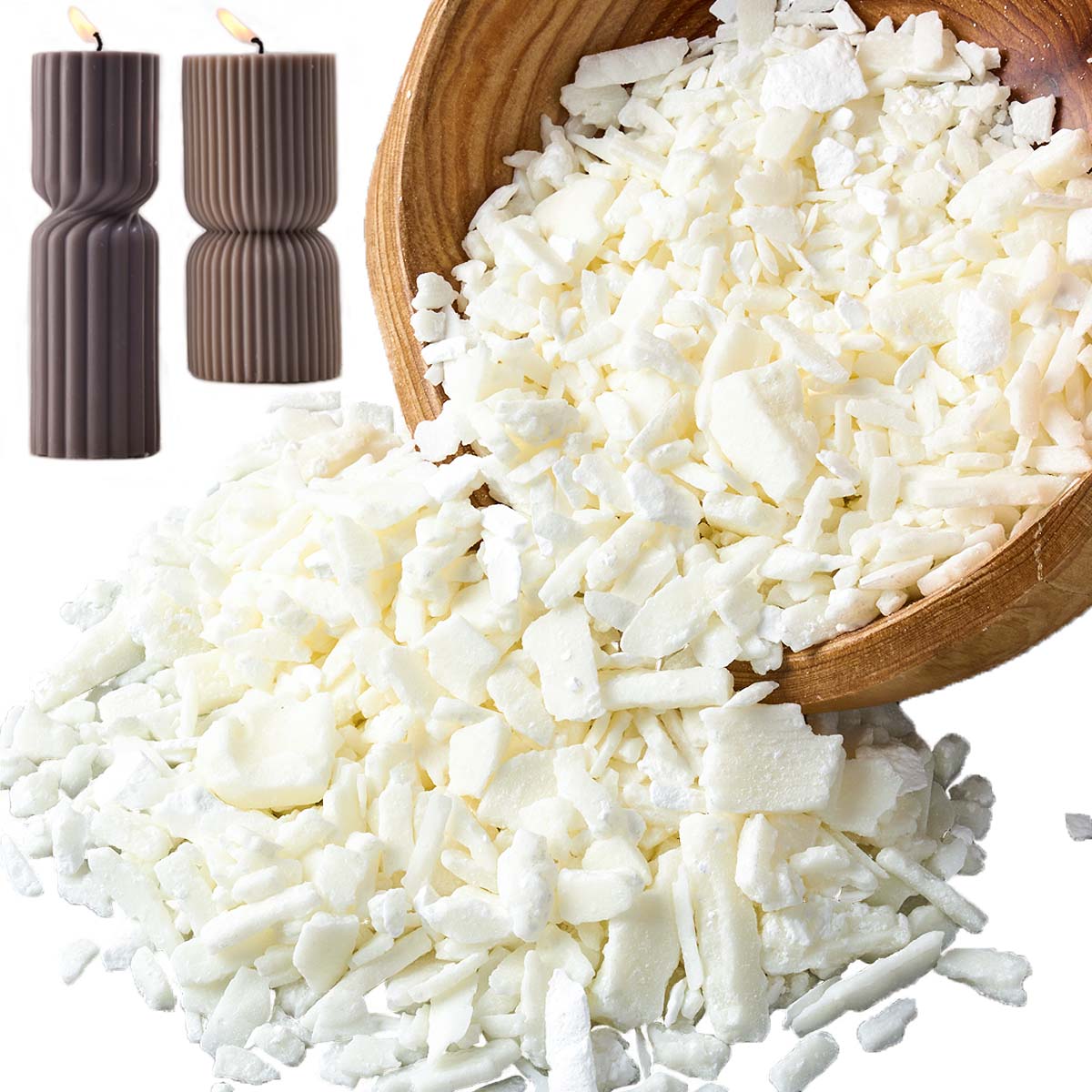 1 Pfund reinweißes Sojawachs f – Candle Making Supplies Kit Bewertung und Preis