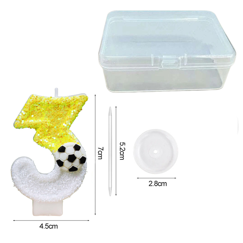 Gelb-Weiße Pailletten Sport Fu – Candle Supplies Usa Bewertung und Preis