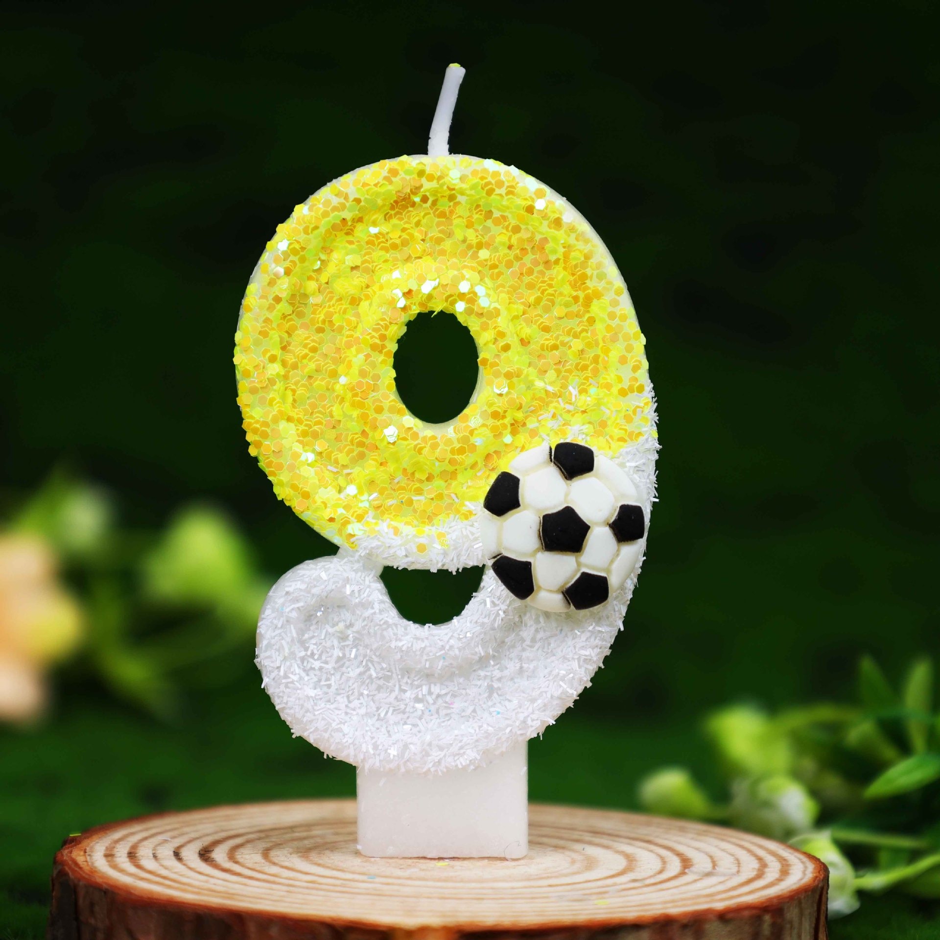 Gelb-Weiße Pailletten Sport Fu – Candle Supplies Usa Bewertung und Preis