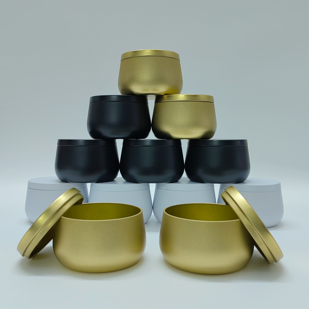 12 Stück 8 Unzen Weiß Schwarz  – Black Tin Candle Bewertung und Preis